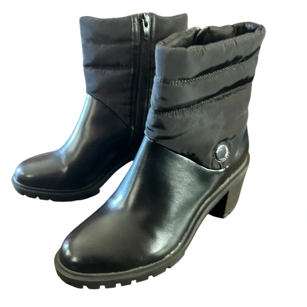 Alfani Women's Belcalise Black Puffer Booties NWT Size 7.5